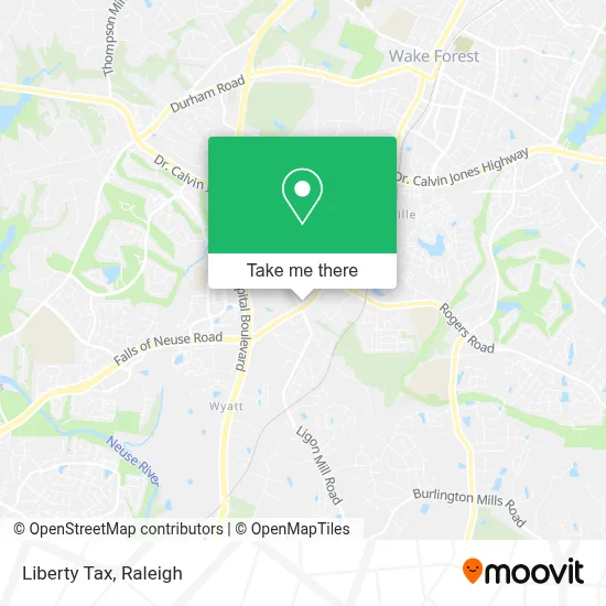 Liberty Tax map