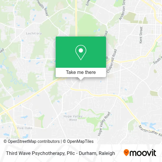 Third Wave Psychotherapy, Pllc - Durham map