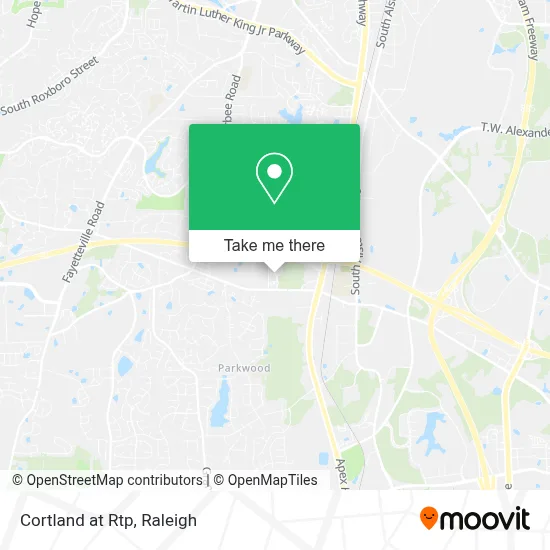Cortland at Rtp map