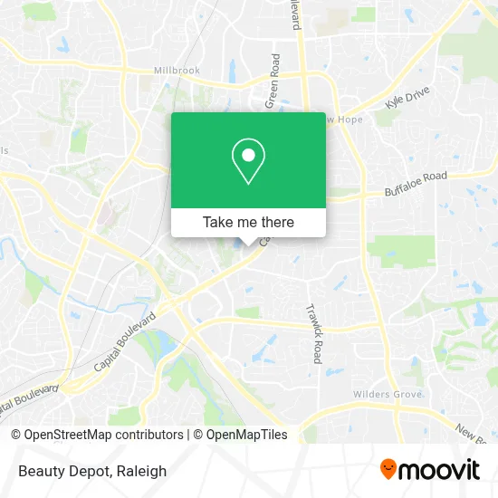 Beauty Depot map
