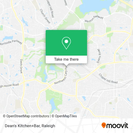 Dean's Kitchen+Bar map