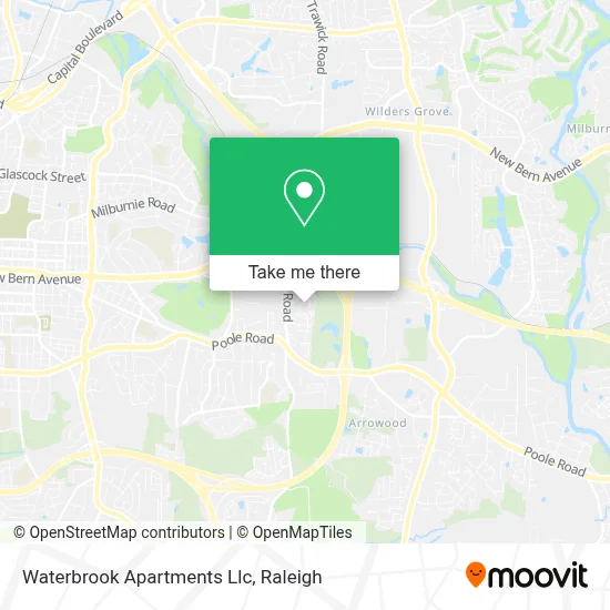 Waterbrook Apartments Llc map