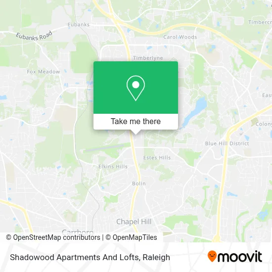 Shadowood Apartments And Lofts map