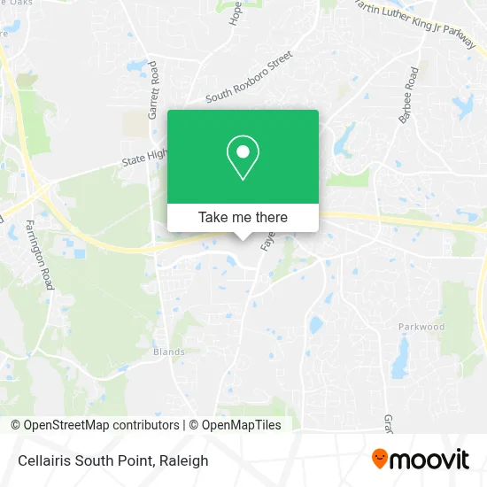 Cellairis South Point map