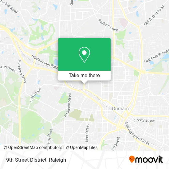 9th Street District map