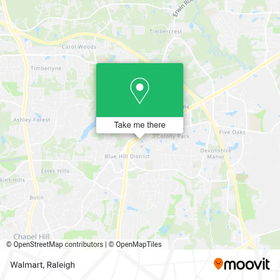 Wal Mart map