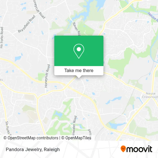 Pandora Jewelry map