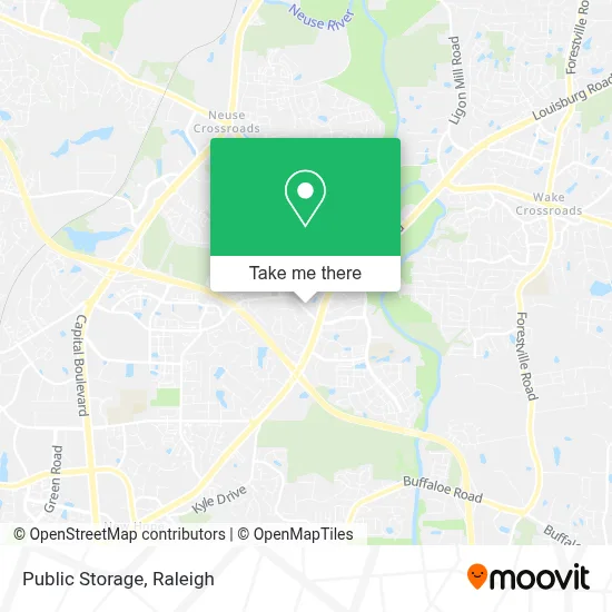 Public Storage map