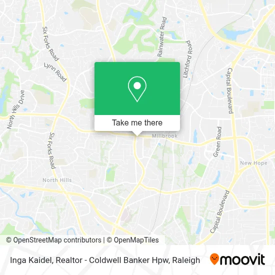 Inga Kaidel, Realtor - Coldwell Banker Hpw map