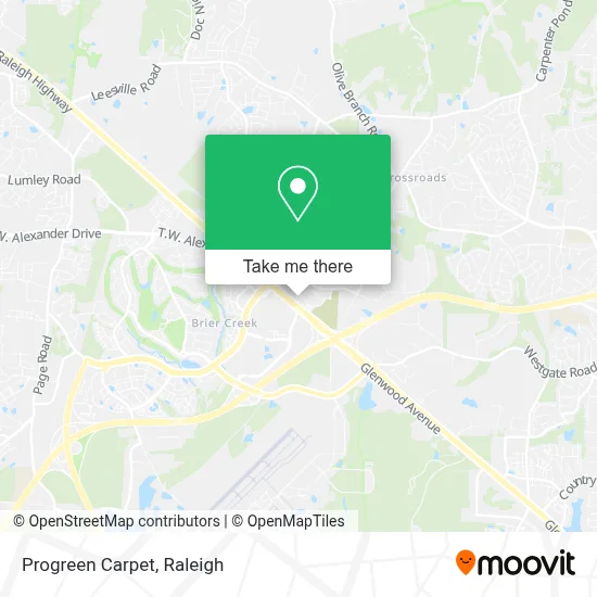 Progreen Carpet map