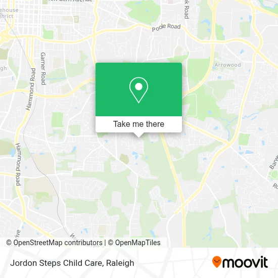 Jordon Steps Child Care map