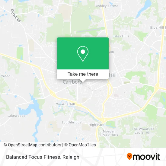 Balanced Focus Fitness map