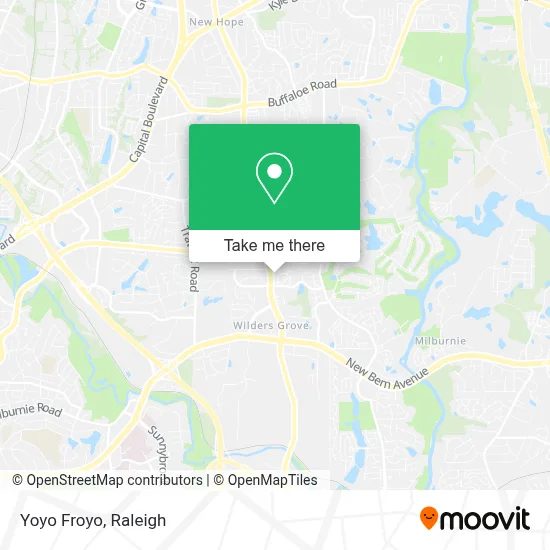 Yoyo Froyo map