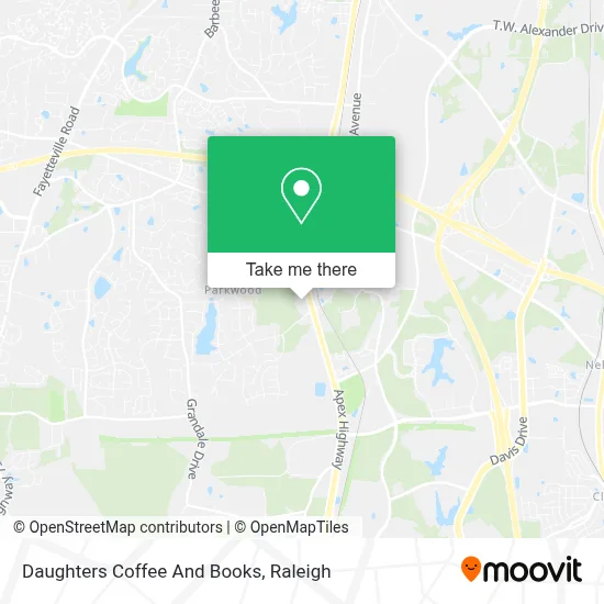 Daughters Coffee And Books map