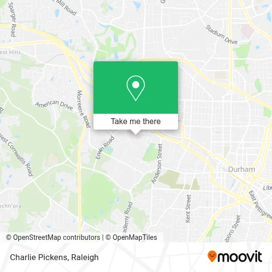 Charlie Pickens map