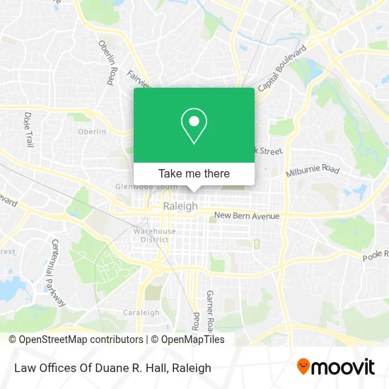 Law Offices Of Duane R. Hall map
