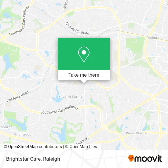 Brightstar Care map