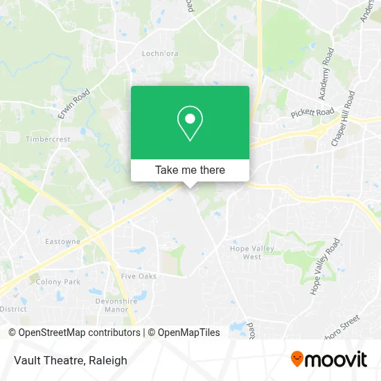 Vault Theatre map