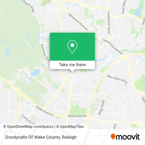 Doodycalls Of Wake County map
