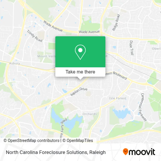 North Carolina Foreclosure Solutions map