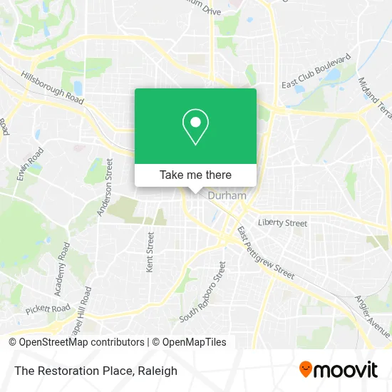 The Restoration Place map