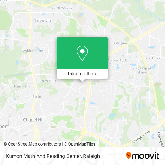 Kumon Math And Reading Center map