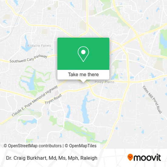Dr. Craig Burkhart, Md, Ms, Mph map
