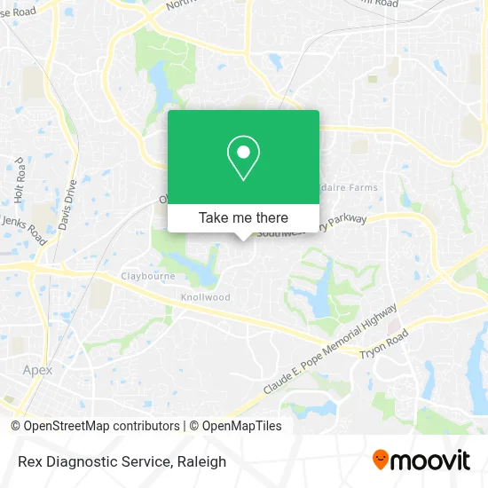 Mapa de Rex Diagnostic Service