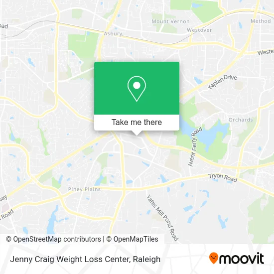 Jenny Craig Weight Loss Center map