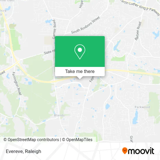 Evereve map