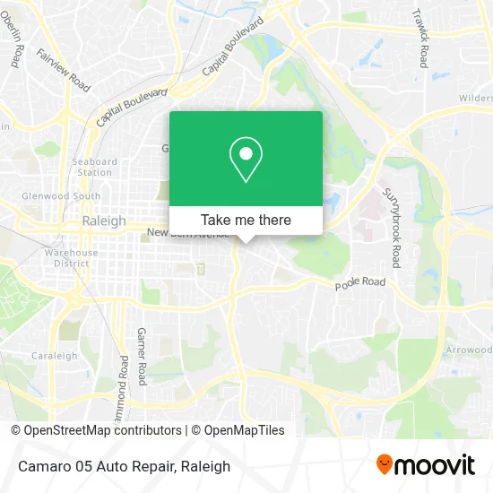 Camaro 05 Auto Repair map