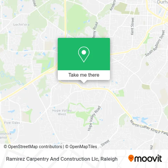 Ramirez Carpentry And Construction Llc map