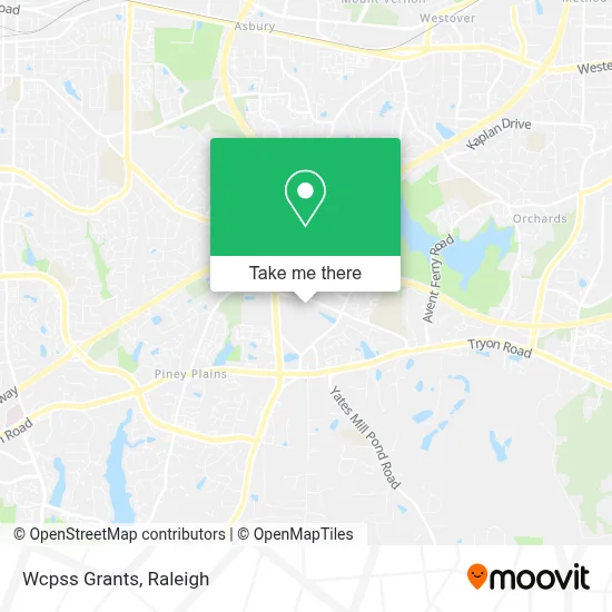 Wcpss Grants map