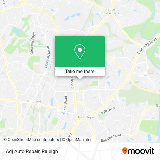 Adj Auto Repair map