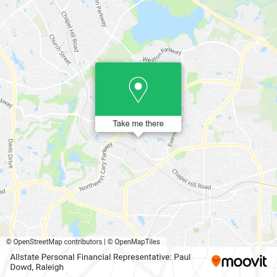 Allstate Personal Financial Representative: Paul Dowd map