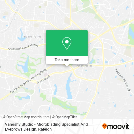 Vaneshy Studio - Microblading Specialist And Eyebrows Design map