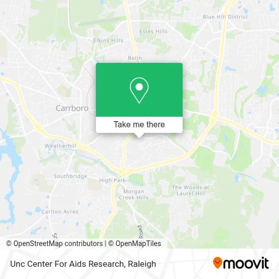 Unc Center For Aids Research map