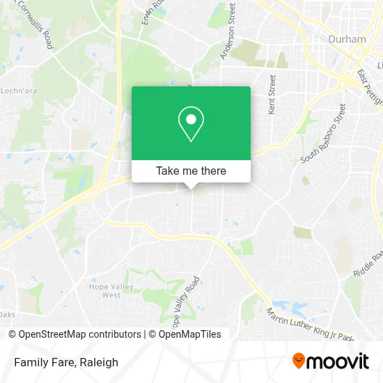 Family Fare map