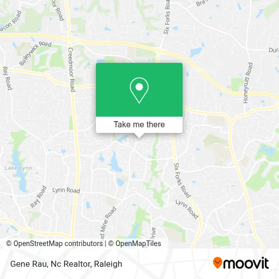 Gene Rau, Nc Realtor map