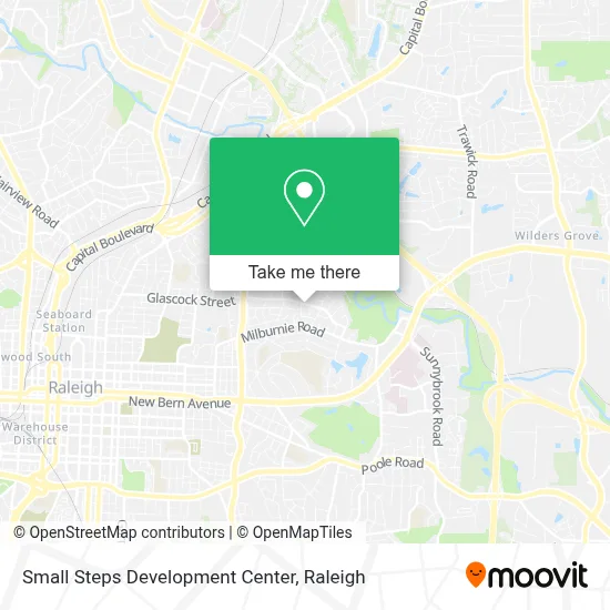 Small Steps Development Center map