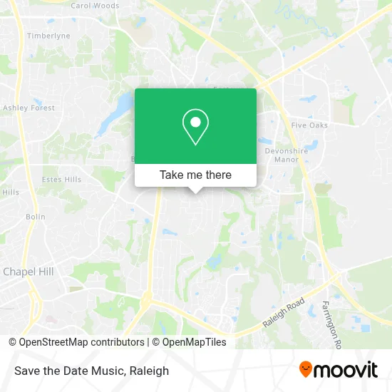 Save the Date Music map
