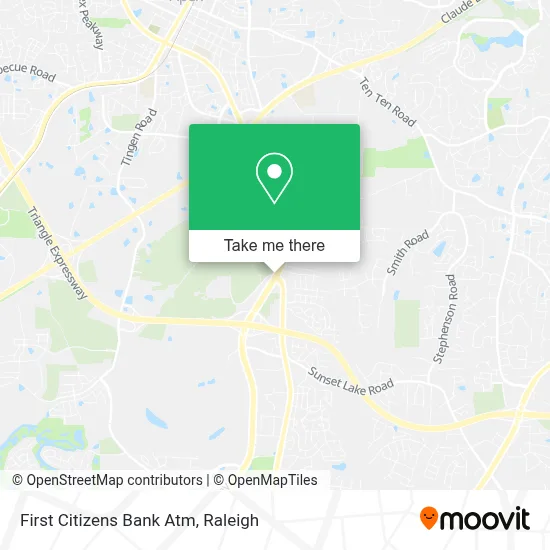 Mapa de First Citizens Bank Atm