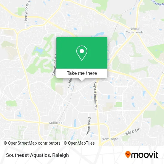 Southeast Aquatics map