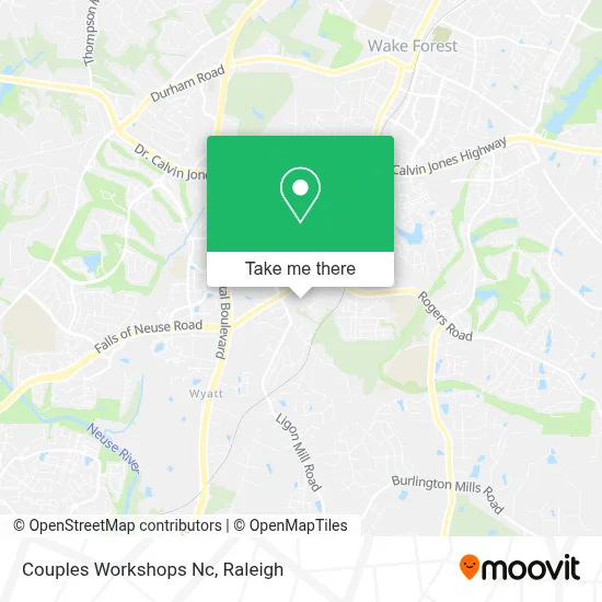 Mapa de Couples Workshops Nc