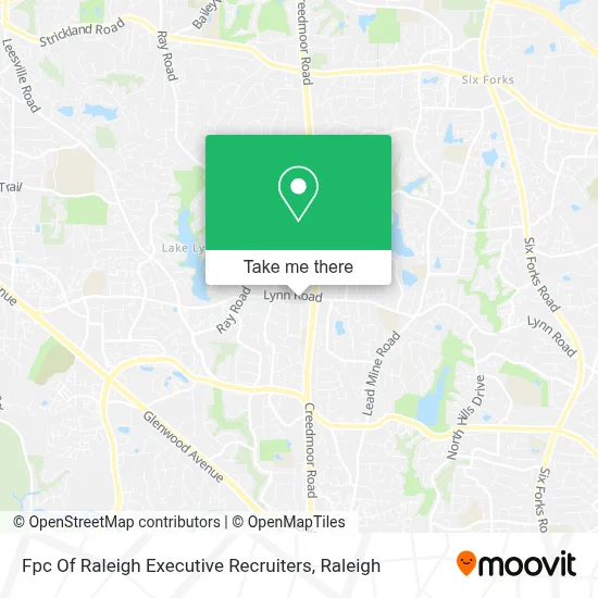 Fpc Of Raleigh Executive Recruiters map