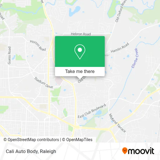 Cali Auto Body map