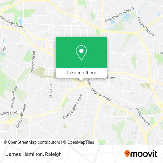 James Hamilton map