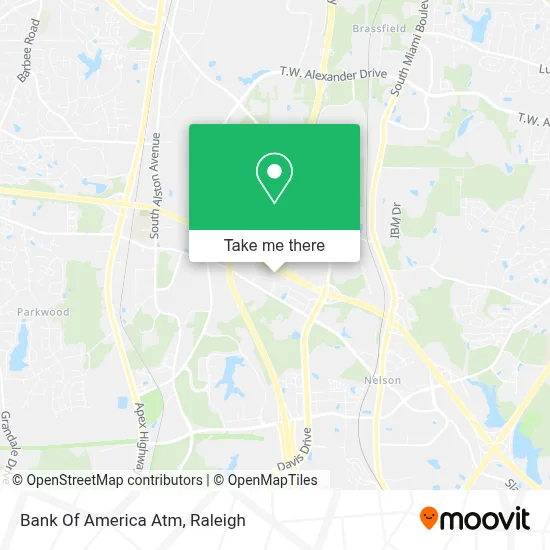 Bank Of America Atm map