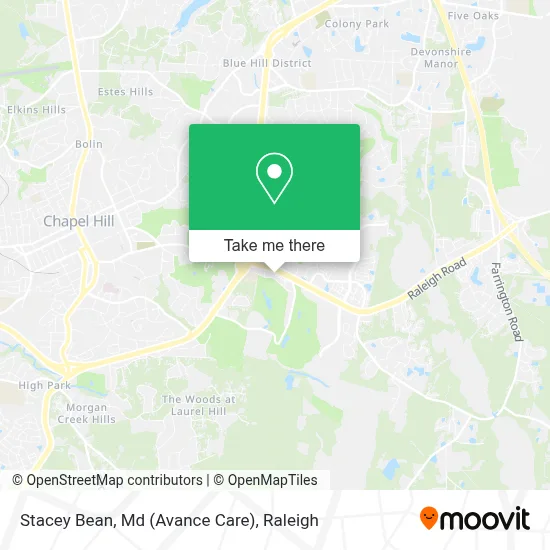 Stacey Bean, Md (Avance Care) map