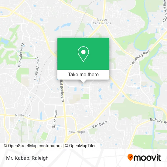 Mr. Kabab map